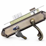 Fealty 3 pin steel door lock
