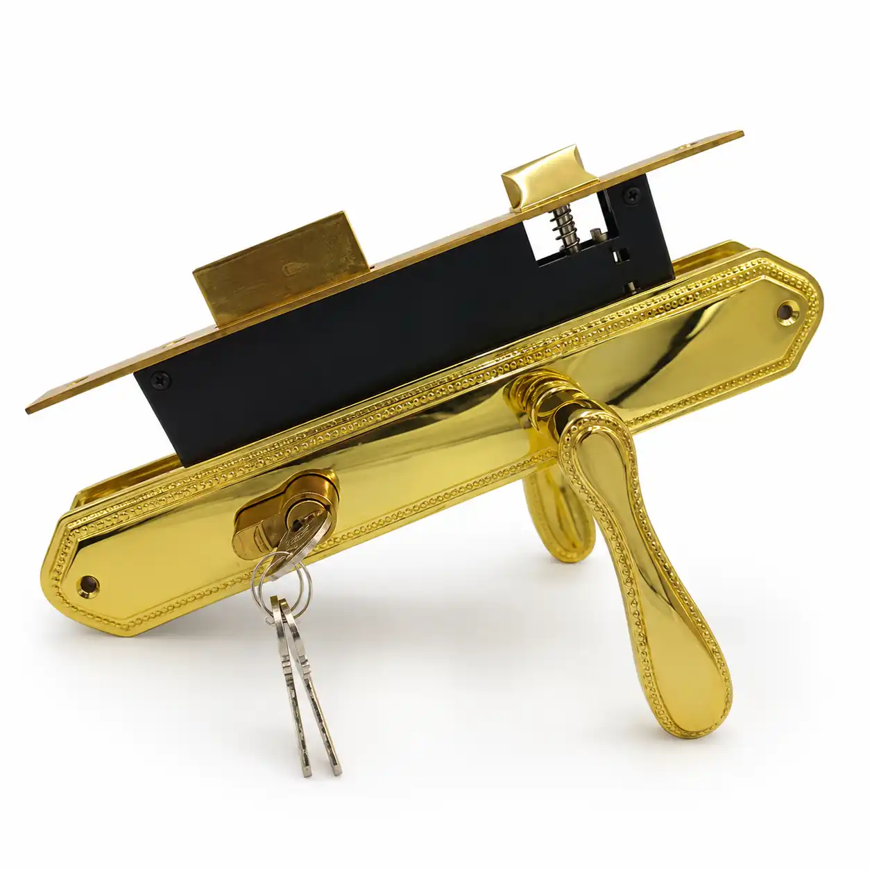 Union Steel door lock Gold