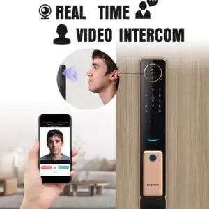 D-Key Pro 004G Video 3D Face Recognition Intelligent Smart Door Lock - Image 3